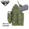 Ambidextrous MOLLE Holster for Glock OD Green CONDOR
