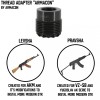 AK Thread Adaptor 14mm CCW to 24mm Standard AK Thread ARMACON