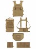 (ARCHIVED) VX Vest Set with Rifle Insert Coyote Viper Tactical