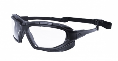 Highlander Plus Clear Lens Protective Glasses with Strap Strike Systems ASG