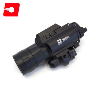 NX400 Pro Pistol Torch & Laser Black NUPROL