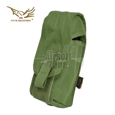 Single AK Magazine Pouch (holds 2 mags) OD Green MOLLE FLYYE