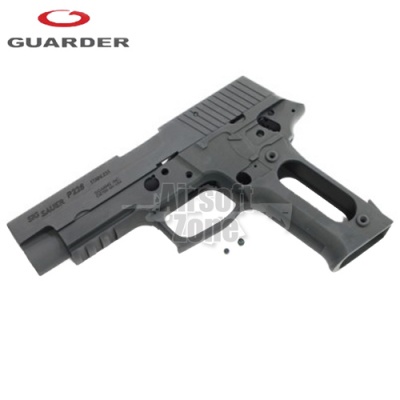 Aluminium Slide and Frame for MARUI P226 Rail (2010 New Version) Black Guarder