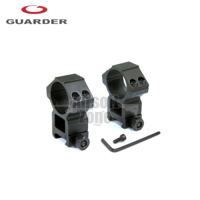 Premium 30mm Scope Rings (Deluxe High) Guarder