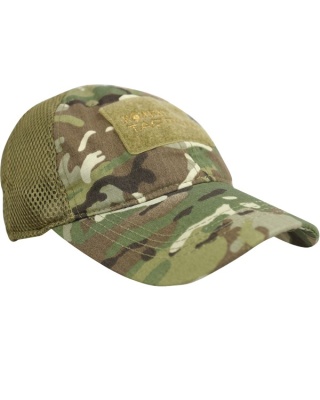 Mesh Flex Fit Operators Cap with Velcro BTP Camo Kombat UK