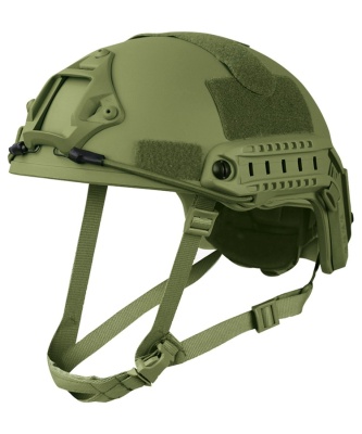 FAST Helmet Replica Olive Green Kombat UK