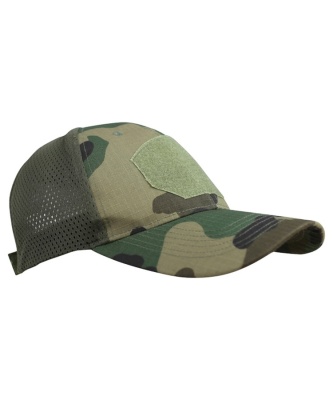 Special Ops Baseball Cap with Velcro US Woodland Camo Kombat UK