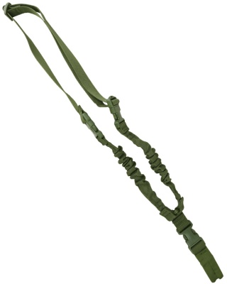 Single Point Bungee Sling Olive Green Kombat UK