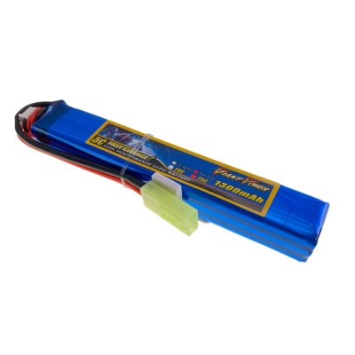 11.1V 1300mAh 25C LiPo Stick Battery Giant Power