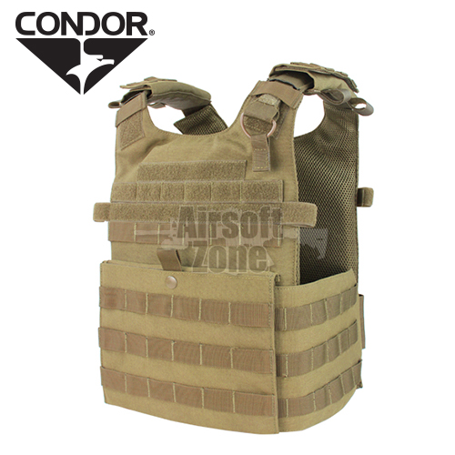 Gunner Plate Carrier MOLLE Vest Tan CONDOR - Airsoft Zone UK