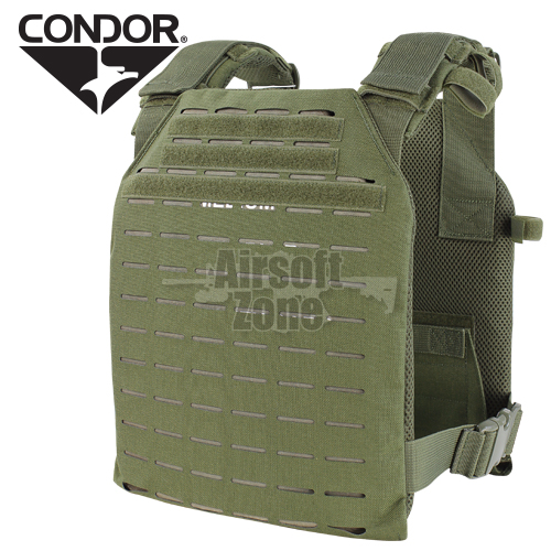 LCS Sentry Plate Carrier MOLLE (laser cut) OD Green CONDOR - Airsoft ...