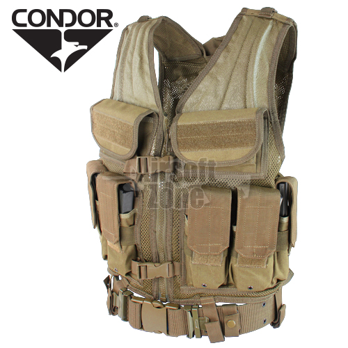 Elite Tactical Vest Tan CONDOR - Airsoft Zone UK